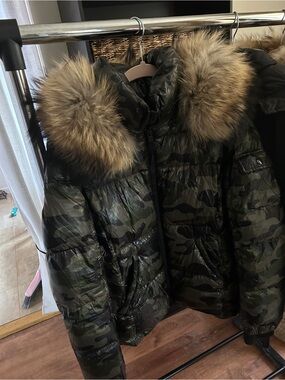 S13/SAM. camo puffer shiny